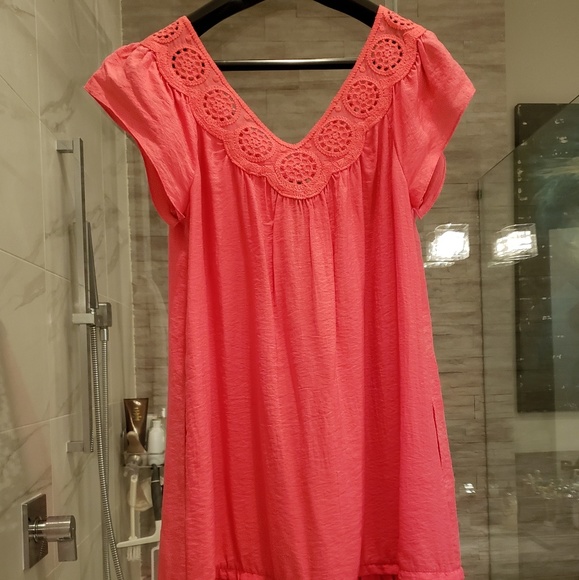 Bcbgmaxazria women's salmon pink small - Picture 6 of 7